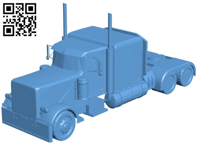 Optimus prime truck B009204 file obj free download 3D Model for CNC and 3d printer
