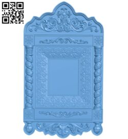 Picture frame or mirror A006110 download free stl files 3d model for CNC wood carving