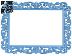 Picture frame or mirror A006112 download free stl files 3d model for CNC wood carving