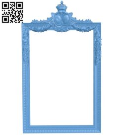 Picture frame or mirror A006113 download free stl files 3d model for CNC wood carving