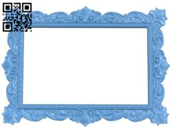 Picture frame or mirror A006117 download free stl files 3d model for CNC wood carving