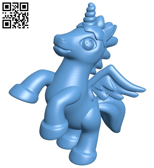 Ponicorn B009149 file obj free download 3D Model for CNC and 3d printer