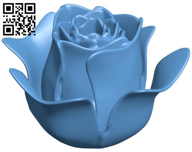 Realistic rose B009201 file obj free download 3D Model for CNC and 3d printer