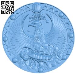 Scorpio – 12 signs of the zodiac A006038 download free stl files 3d model for CNC wood carving