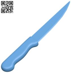 Simple knife B009116 file obj free download 3D Model for CNC and 3d printer