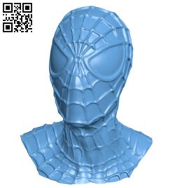 Spiderman bust – superman B009161 file obj free download 3D Model for CNC and 3d printer