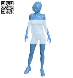 Sport beauty – women B009122 file obj free download 3D Model for CNC and 3d printer