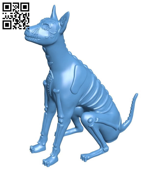 Sugar - dog B009179 file obj free download 3D Model for CNC and 3d printer