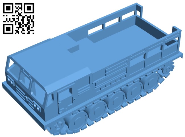 Tank ATS - 59G B009072 file obj free download 3D Model for CNC and 3d printer