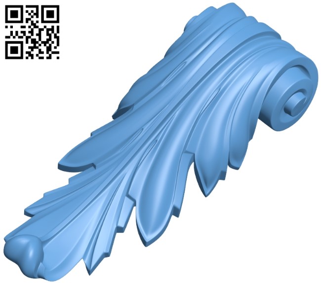 Top of the column A006011 download free stl files 3d model for CNC wood carving