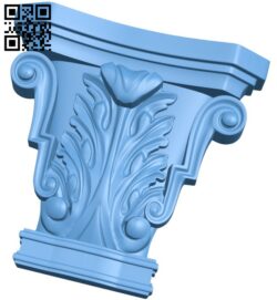 Top of the column A006013 download free stl files 3d model for CNC wood carving