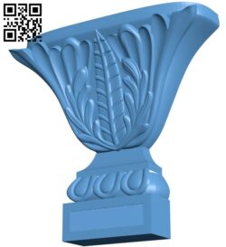 Top of the column A006015 download free stl files 3d model for CNC wood carving