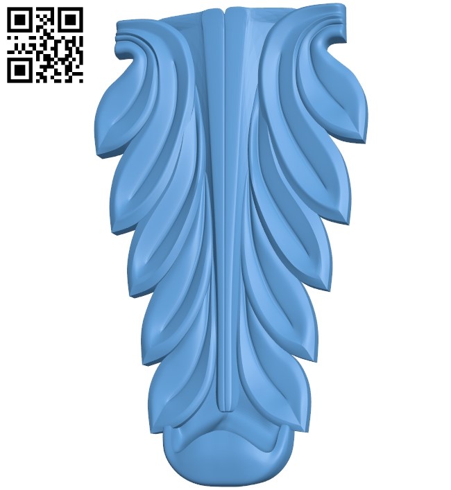 Top of the column A006102 download free stl files 3d model for CNC wood carving