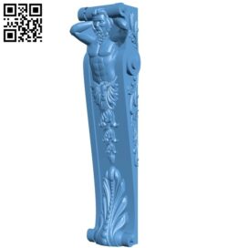 Top of the column A006103 download free stl files 3d model for CNC wood carving