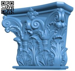 Top of the column A006107 download free stl files 3d model for CNC wood carving