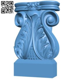 Top of the column A006109 download free stl files 3d model for CNC wood carving