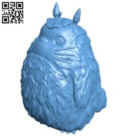 Totoro – My Neighbor Totoro B009162 file obj free download 3D Model for CNC and 3d printer