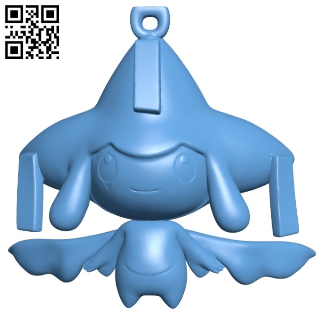 jirachi - pokemon B009151 file obj free download 3D Model for CNC and 3d printer
