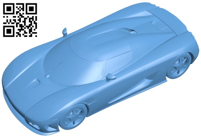 luxury sport car B009067 file obj free download 3D Model for CNC and 3d printer