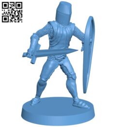 Classic knight B009332 file obj free download 3D Model for CNC and 3d printer