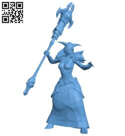 Draenei wow B009370 file obj free download 3D Model for CNC and 3d printer