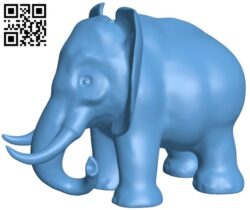 Elephant B009289 file obj free download 3D Model for CNC and 3d printer