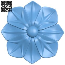 Flower pattern A006264 download free stl files 3d model for CNC wood carving
