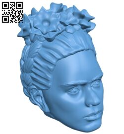 Frida Kahlo – head B009228 file obj free download 3D Model for CNC and 3d printer