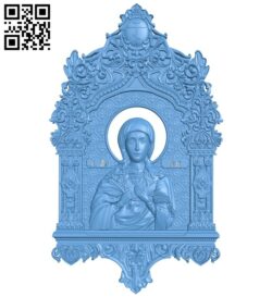 Icon Saint Irina A006157 download free stl files 3d model for CNC wood carving