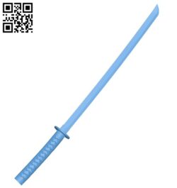 Katana – sword B009311 file obj free download 3D Model for CNC and 3d printer