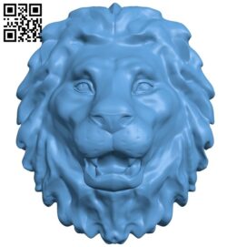 Lion head pattern A006231 download free stl files 3d model for CNC wood carving