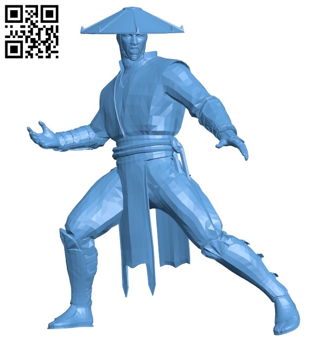 MKX Raiden B009326 file obj free download 3D Model for CNC and 3d printer