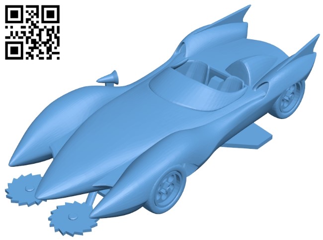 MachGo - car B009296 file obj free download 3D Model for CNC and 3d printer