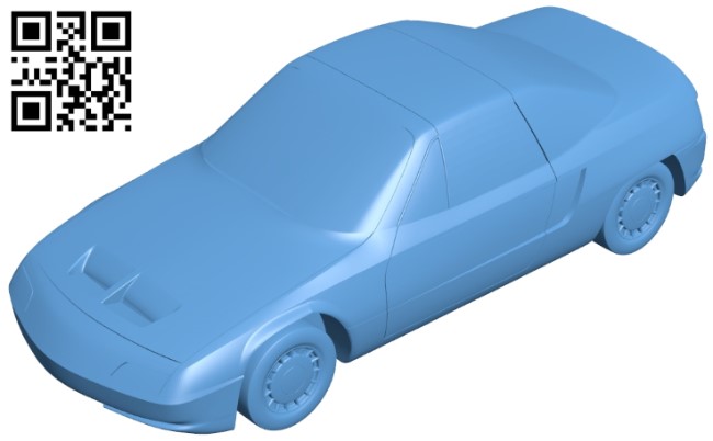 Moskvich Velar - Car B009222 file obj free download 3D Model for CNC and 3d printer