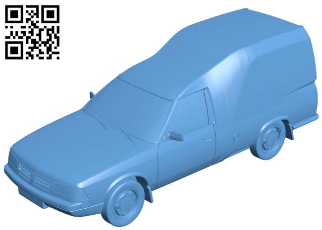 Moskvich svyatogor pickup - car B009257 file obj free download 3D Model for CNC and 3d printer