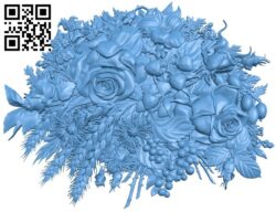 Pattern flower design A006170 download free stl files 3d model for CNC wood carving