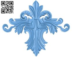 Pattern in the center A006229 download free stl files 3d model for CNC wood carving