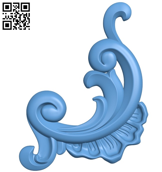 Pattern in the corner A006300 download free stl files 3d model for CNC wood carving