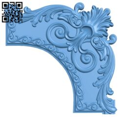 Pattern in the corner A006307 download free stl files 3d model for CNC wood carving