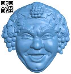 Pattern of human face A006227 download free stl files 3d model for CNC wood carving