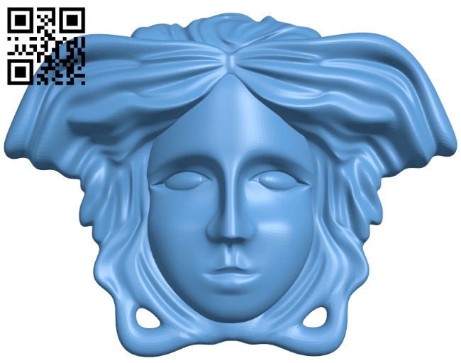 Pattern of human face A006228 download free stl files 3d model for CNC wood carving