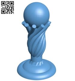 Pawn – chess B009244 file obj free download 3D Model for CNC and 3d printer