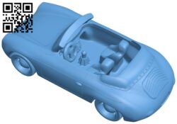 Porsche 1964 – car B009294 file obj free download 3D Model for CNC and 3d printer