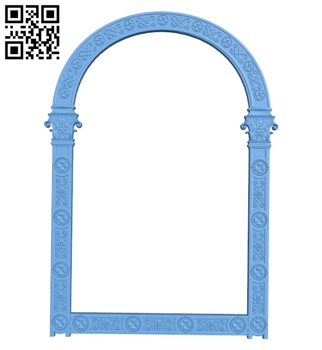 Religious picture frames or mirrors A006211 download free stl files 3d model for CNC wood carving