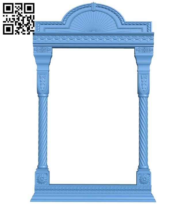 Religious picture frames or mirrors A006212 download free stl files 3d model for CNC wood carving