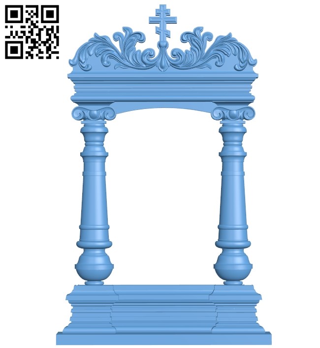 Religious picture frames or mirrors A006215 download free stl files 3d model for CNC wood carving