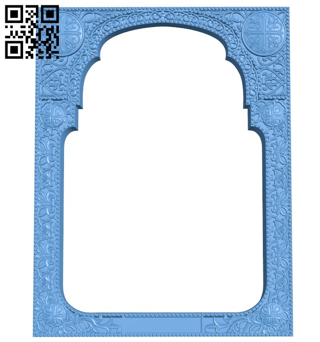 Religious picture frames or mirrors A006219 download free stl files 3d model for CNC wood carving