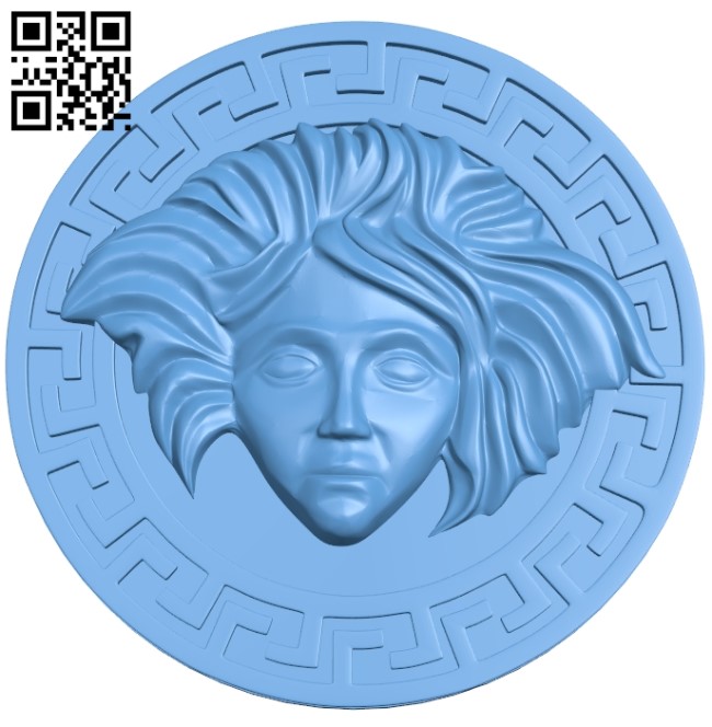 Round plate pattern A006243 download free stl files 3d model for CNC wood carving