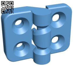 Snap on Hinge B009373 file obj free download 3D Model for CNC and 3d printer