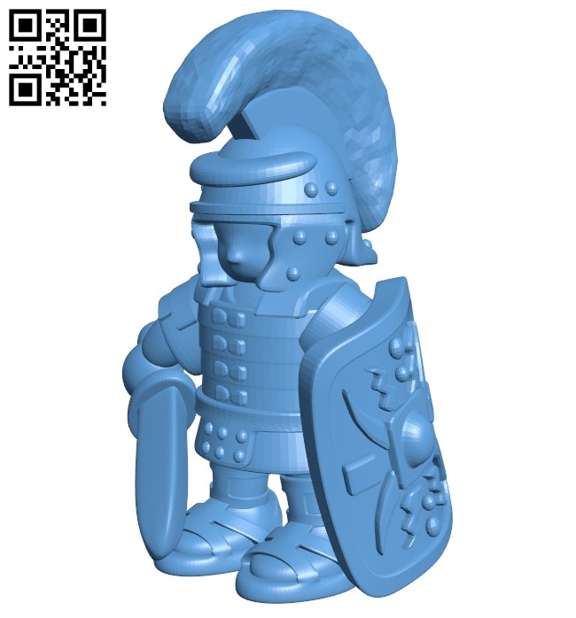 Stand roman soldier B009236 file obj free download 3D Model for CNC and 3d printer